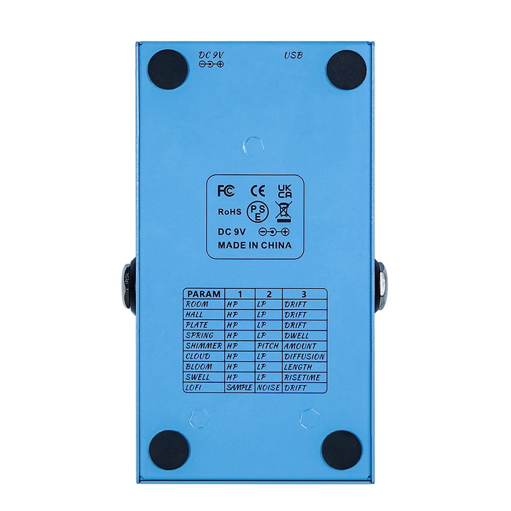 M-VAVE mini universe Electric Guitar Reverb Effects Pedal True Bypass Design Metal Case 9 Reverb Tones
M-VAVE mini universe Electric Guitar Reverb Effects Pedal True Bypass Design Metal Case 9 Reverb Tones