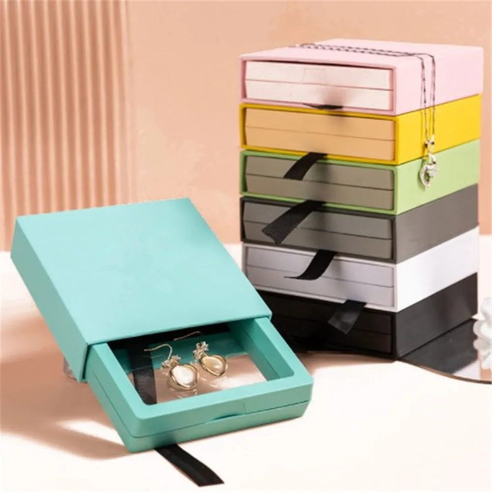 Drawer Jewelry Box Fashion Necklace Ring Pendant Earring Bracelet Jewelry Packaging Gift Display Box Gift Storage Boxes New 2023
Drawer Jewelry Box Fashion Necklace Ring Pendant Earring Bracelet Jewelry Packaging Gift Display Box Gift Storage Boxes New 2023