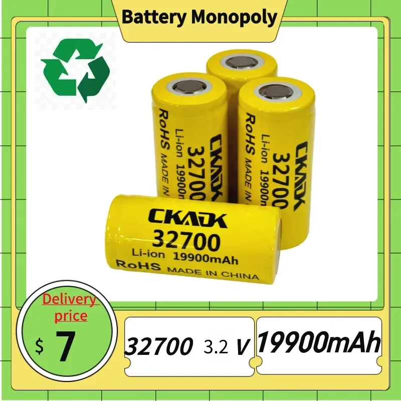 100% 2023 32700 19900mAh 3.2V Lifepo4 Rechargeable Battery Professional Lithium Iron Phosphate Power Battery with Screw
100% 2023 32700 19900mAh 3.2V Lifepo4 Rechargeable Battery Professional Lithium Iron Phosphate Power Battery with Screw