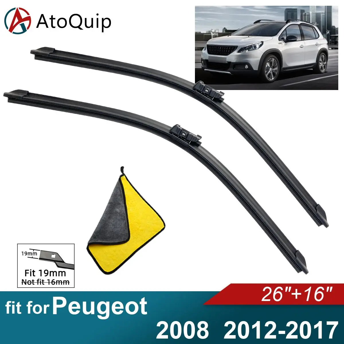 Аксессуары для Peugeot 2008, щетки стеклоочистителя из мягкой резины, автомобильное переднее стекло
Аксессуары для Peugeot 2008, щетки стеклоочистителя из мягкой резины, автомобильное переднее стекло