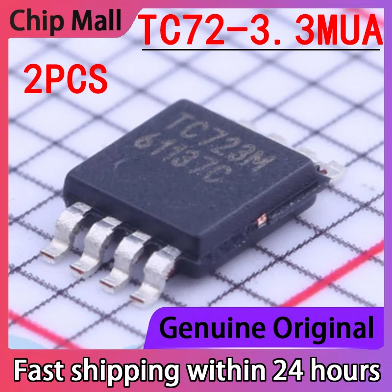 2PCS New TC72-3.3MUA Package MSOP8 2.65V~5.5V Temperature Sensor in Stock 
2PCS New TC72-3.3MUA Package MSOP8 2.65V~5.5V Temperature Sensor in Stock