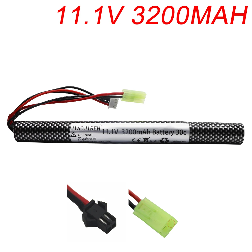 Аккумулятор Lipo высокой мощности RC 11,1 В 3200 мАч AKKU мини-аккумулятор для пистолета для страйкбола 3s 18650 аккумулятор модели RC с разъемом Tamiya/SM
Аккумулятор Lipo высокой мощности RC 11,1 В 3200 мАч AKKU мини-аккумулятор для пистолета для страйкбола 3s 18650 аккумулятор модели RC с разъемом Tamiya/SM
