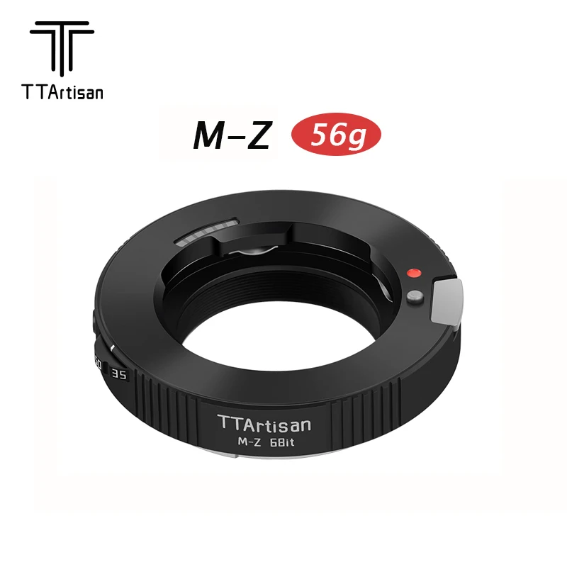 TTArtisan LM-NZ M-Z 6bit Lens Adapters for Leica M Mount Lens to Nikon Z Mount Camera Z5 Z6 Z7 Z9 Z50 ZFC Z6II Z7II Z30
TTArtisan LM-NZ M-Z 6bit Lens Adapters for Leica M Mount Lens to Nikon Z Mount Camera Z5 Z6 Z7 Z9 Z50 ZFC Z6II Z7II Z30