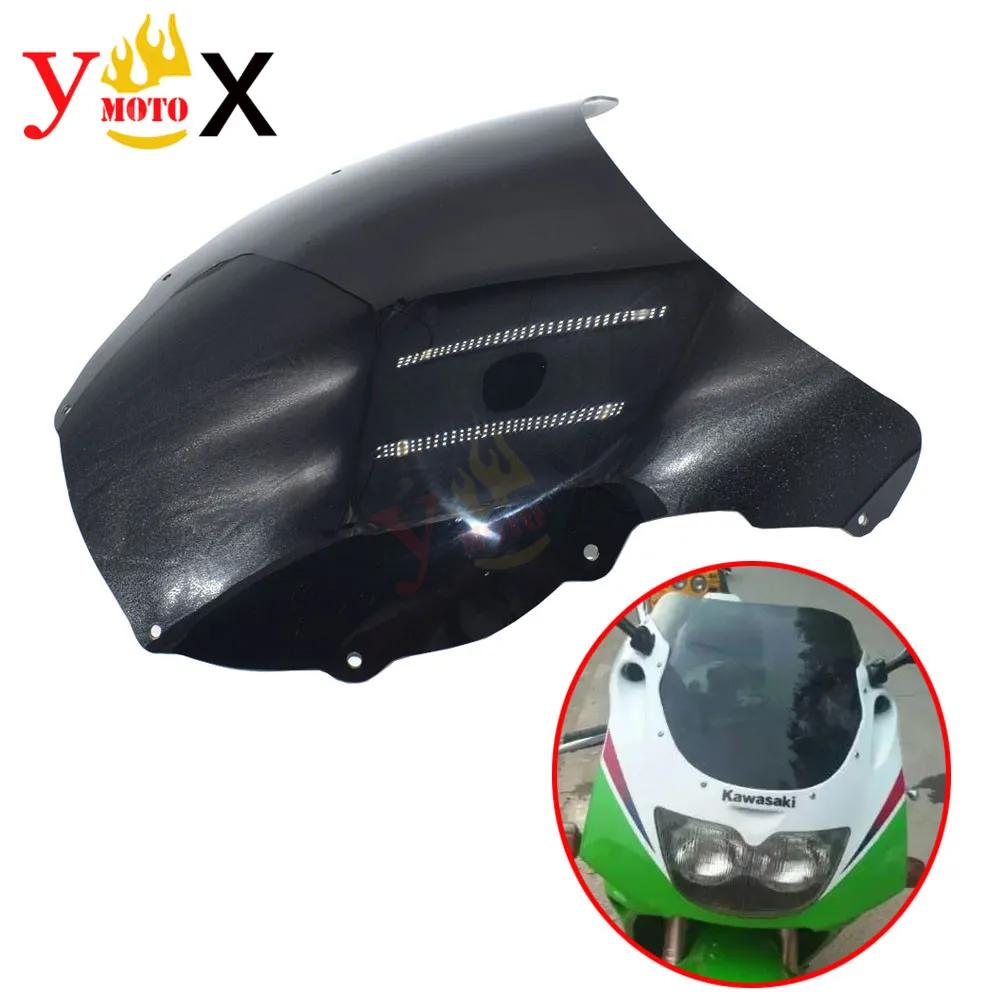 

ZXR 250 91-99 Clear/Black Motorcycle Windscreen Windshield Front Wind Glass Fairing Deflector For Kawasaki ZXR250 C-D 1991-1999