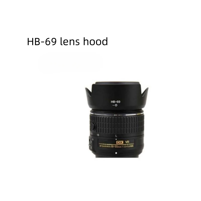 

HB69 Petal Flower Lens Hood hb69 Replace HB-69 for Nikon AF-S DX Nikkor 18-55mm f/3.5-5.6G VR II / 18-55 mm F3.5-5.6 G VR II
