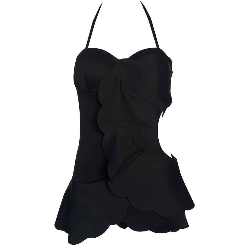 Black One-Piece Swimsuit Female Conservatively Thin Cover Belly Sexy Slim Waist Hot Spring Swimsuit
Black One-Piece Swimsuit Female Conservatively Thin Cover Belly Sexy Slim Waist Hot Spring Swimsuit