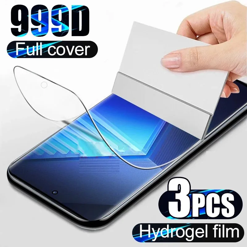 

3PCS For Xiaomi Mi Max 2 3 Mix 2 2S 3 Full Cover Hydrogel Film For Xiaomi Mi 9 8 A2 A3 Lite SE Pro 9T A1 Play Screen Protector