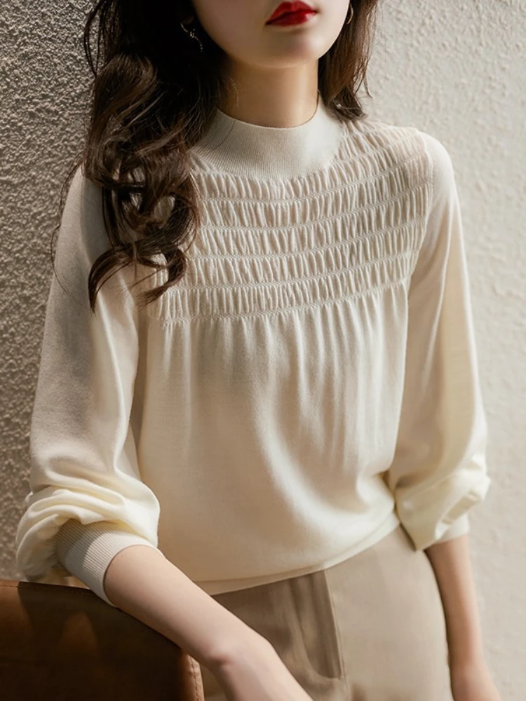 Pullovers Knitted Sweaters Autumn Winter Women's Clothing New in Jumpers Fashion Knitwear Chic Elegant Sweater Long Sleeve Top
Pullovers Knitted Sweaters Autumn Winter Women's Clothing New in Jumpers Fashion Knitwear Chic Elegant Sweater Long Sleeve Top