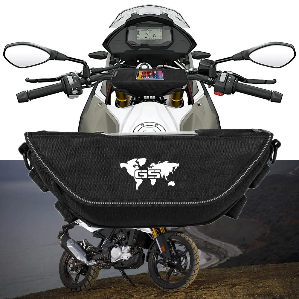 

For BMW R1250 GS G310 GS Motorcycle accessory Waterproof And Dustproof Handlebar Storage Bag navigation bag