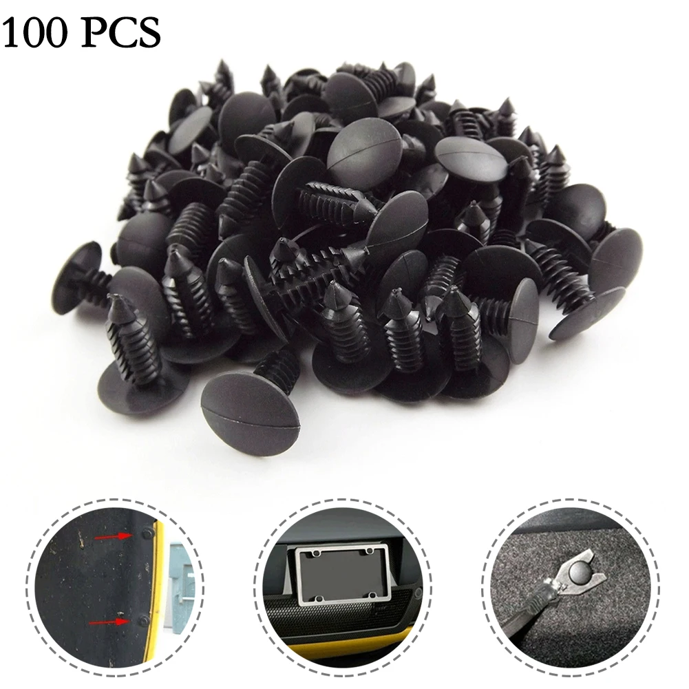 Fastener Bumper Clips Car Accessories Black Fender Hole 8mm Car Fastener Plastic Replacement For 8mm Hole Size
Fastener Bumper Clips Car Accessories Black Fender Hole 8mm Car Fastener Plastic Replacement For 8mm Hole Size