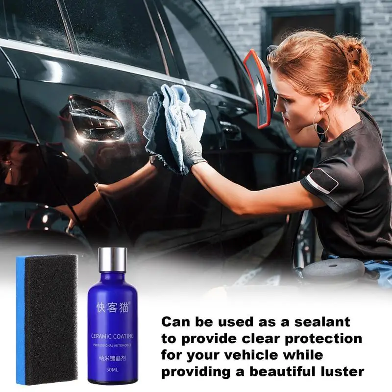 50ml Car Coating Agent Car Refurbishment Cleaning Plastics Refreshing Agent Rubber Exterior Repair Black Shine Seal Brighten
50ml Car Coating Agent Car Refurbishment Cleaning Plastics Refreshing Agent Rubber Exterior Repair Black Shine Seal Brighten