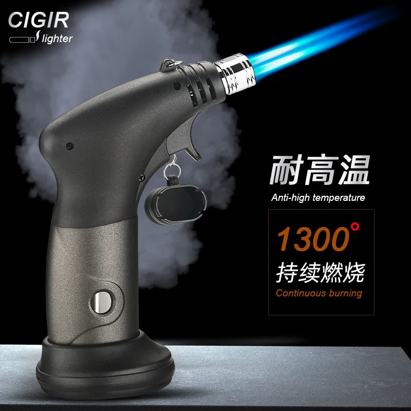 Spray Gun Turbo Jet Cigar kitchen Lighter Windproof Torch Inflatable Butane Gas Blue Flame Cigarette Lighters Can Lock The Flame
Spray Gun Turbo Jet Cigar kitchen Lighter Windproof Torch Inflatable Butane Gas Blue Flame Cigarette Lighters Can Lock The Flame