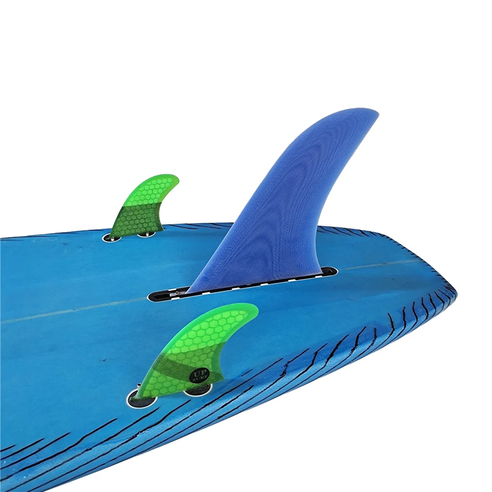 

10inch Longboard Central Fin Fiberglass Surf Fins For Sup Blue Sup Fin Surfing Accessories Surfboard Single Fin Quilha