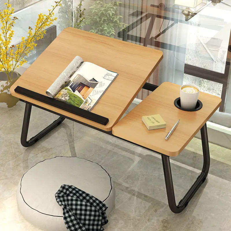 

Portable Folding Laptop Desk for Bed & Sofa Laptop Bed Tray Table Desk Lap Desk for Study and Reading Bed Top Tray Table