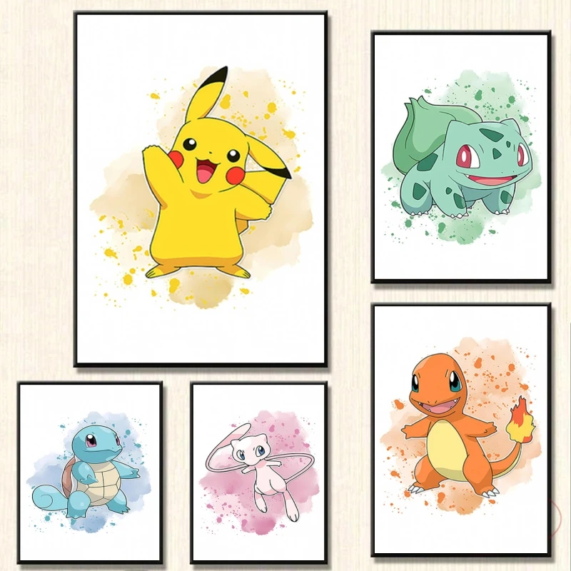 Print On Canvas Pokemon Squirtle Children's Bedroom Decor Hanging Modern Home Gift Art Kid Action Figures Modular Prints
Print On Canvas Pokemon Squirtle Children's Bedroom Decor Hanging Modern Home Gift Art Kid Action Figures Modular Prints
