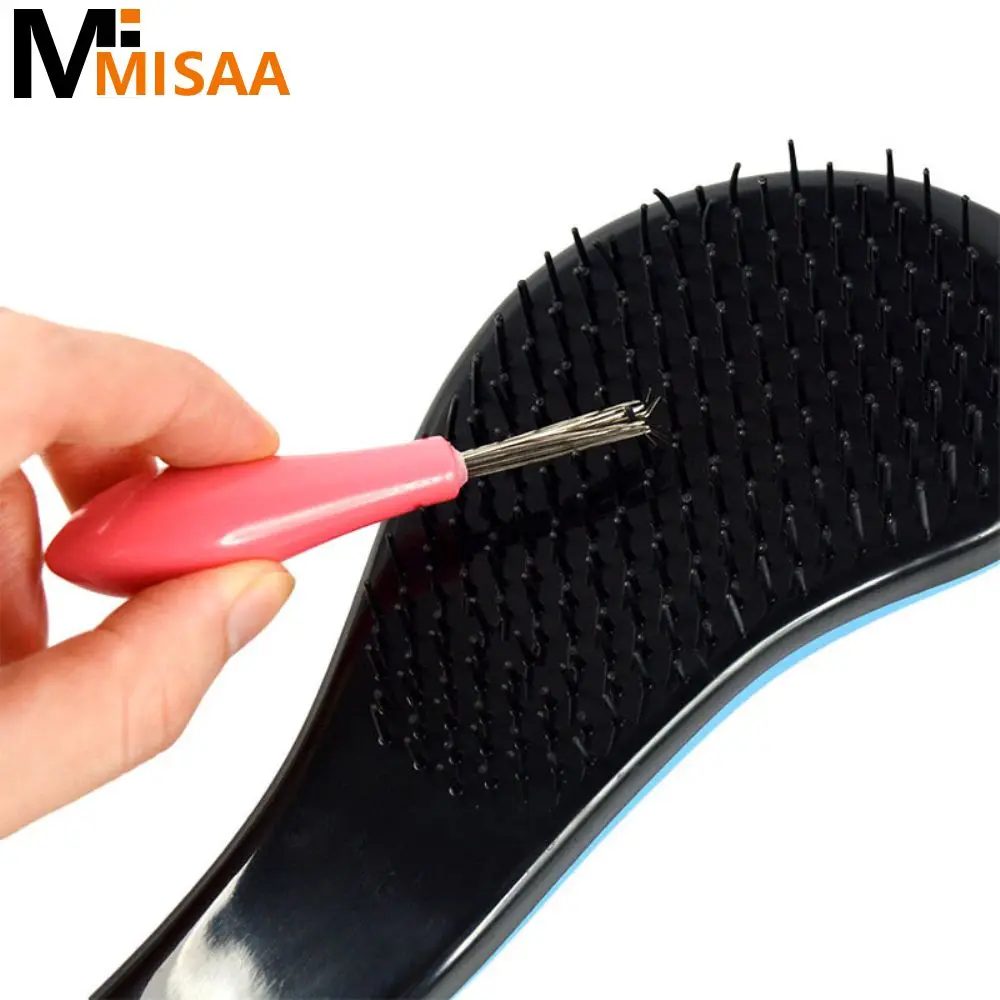 

Comb Hair Brush Cleaner Plastic Handle Cleaning Brush Remover Embedded Beauty Tools Cleaning Products Cleaning Supplies