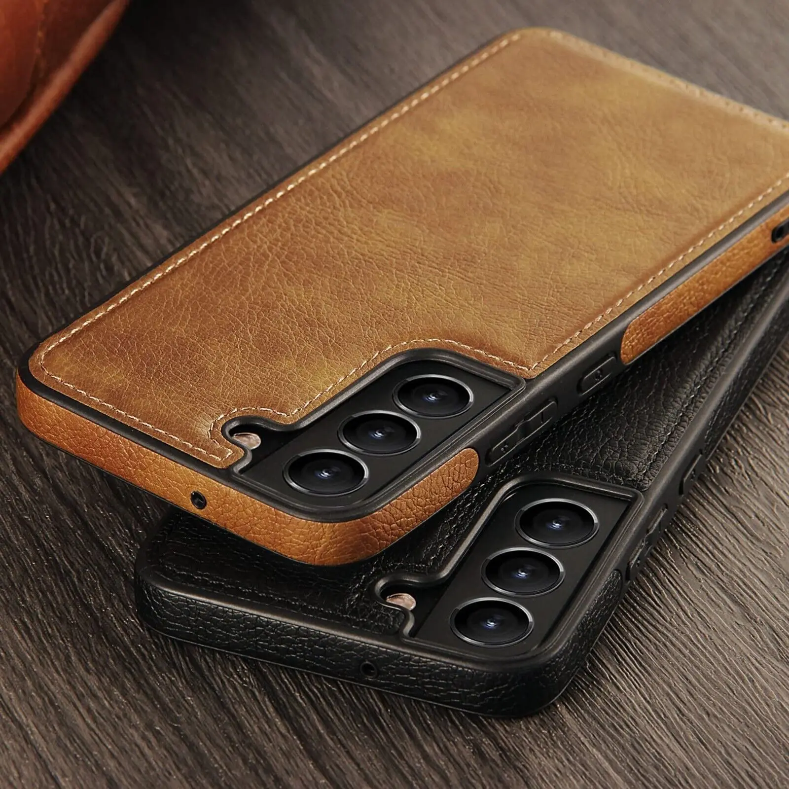 For Samsung Galaxy S8 S9 S10 Plus S10E Note8 Note9 Slim Luxury Leather Back Cover Ultra thin TPU Protective Case Cover-
For Samsung Galaxy S8 S9 S10 Plus S10E Note8 Note9 Slim Luxury Leather Back Cover Ultra thin TPU Protective Case Cover-