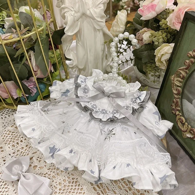 Одежда для кукол из хлопка, 15 см, 20 см, 40 см, серое платье со звездами, бесплатная доставка
Одежда для кукол из хлопка, 15 см, 20 см, 40 см, серое платье со звездами, бесплатная доставка