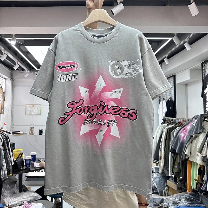 High Quality Forgivess Abstract Print T-shirt Men Women Best Quality Vintage T Shirt Tops Tee Hip Hop
High Quality Forgivess Abstract Print T-shirt Men Women Best Quality Vintage T Shirt Tops Tee Hip Hop