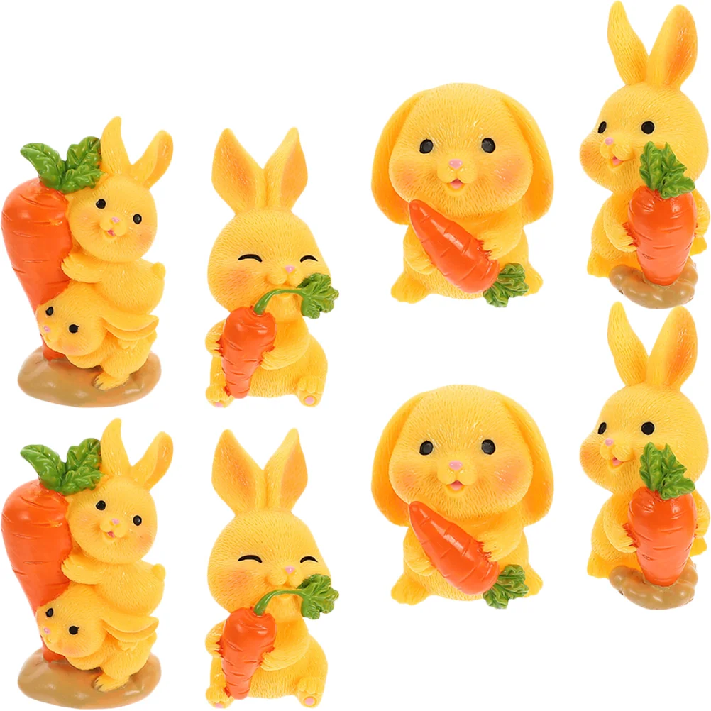 Cute Bunny Miniature Rabbit Figurines DIY Bunny Decors For Easter Micro Landscape Decor Grass Decor Radish Rabbit Ornaments
Cute Bunny Miniature Rabbit Figurines DIY Bunny Decors For Easter Micro Landscape Decor Grass Decor Radish Rabbit Ornaments