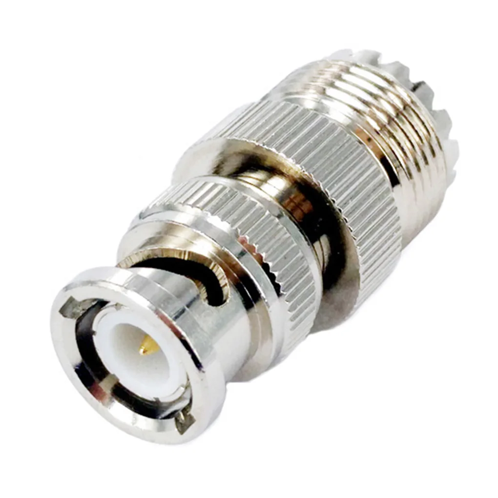 

BNC Male to UHF Female SO239 PL-259 Connector RF Coaxial Adapter Replacement for ICOM IC-V8 Car Walkie Talkie Antenna