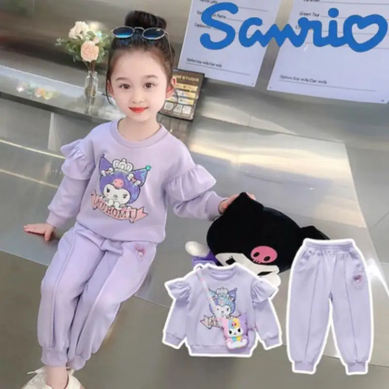 2023 Kawaii Sanrio детские толстовки и штаны мультфильм аниме комплект из двух частей с длинным рукавом Осень/Зима Одежда мягкий модный подарок
2023 Kawaii Sanrio детские толстовки и штаны мультфильм аниме комплект из двух частей с длинным рукавом Осень/Зима Одежда мягкий модный подарок