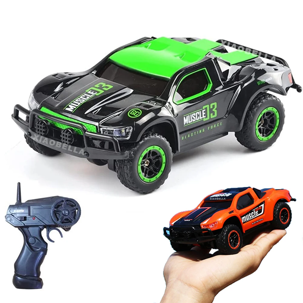 1/43 Scale Mini RC Car 2.4GHz Electric Remote Control Vehicle 4x4 Off Road RC Short Truck Hobby Toy Car for Kids Gift LED Lights
1/43 Scale Mini RC Car 2.4GHz Electric Remote Control Vehicle 4x4 Off Road RC Short Truck Hobby Toy Car for Kids Gift LED Lights