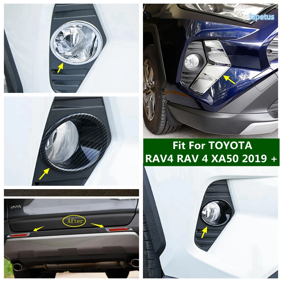 Front / Rear Bumper Fog Lamps Lights Decoration Cover Trim Fit For TOYOTA RAV4 RAV 4 XA50 2019 - 2022 Exterior Accessories
Front / Rear Bumper Fog Lamps Lights Decoration Cover Trim Fit For TOYOTA RAV4 RAV 4 XA50 2019 - 2022 Exterior Accessories