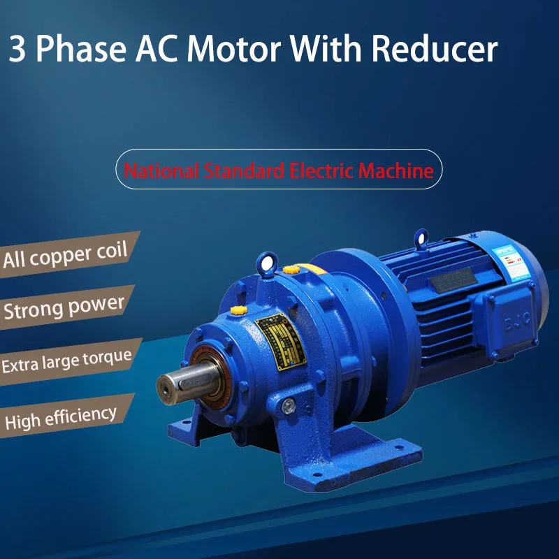 Three-Phase Asynchronous Electric Motor With Reducer 220V 380V Voltage Motor With 300RPM 500RPM Gearbox Low Speed Motors
Three-Phase Asynchronous Electric Motor With Reducer 220V 380V Voltage Motor With 300RPM 500RPM Gearbox Low Speed Motors