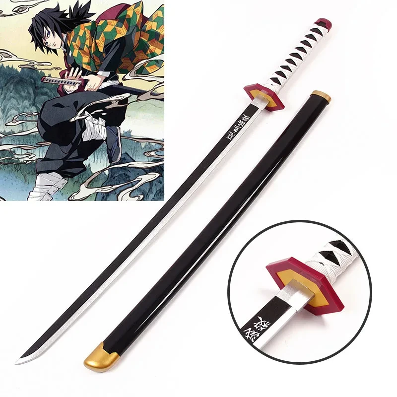 

Kimetsu no Yaiba меч оружие убийца демонов Tomioka Giyuu косплей меч 1:1 аниме ниндзя нож Cos Реквизит детский подарок