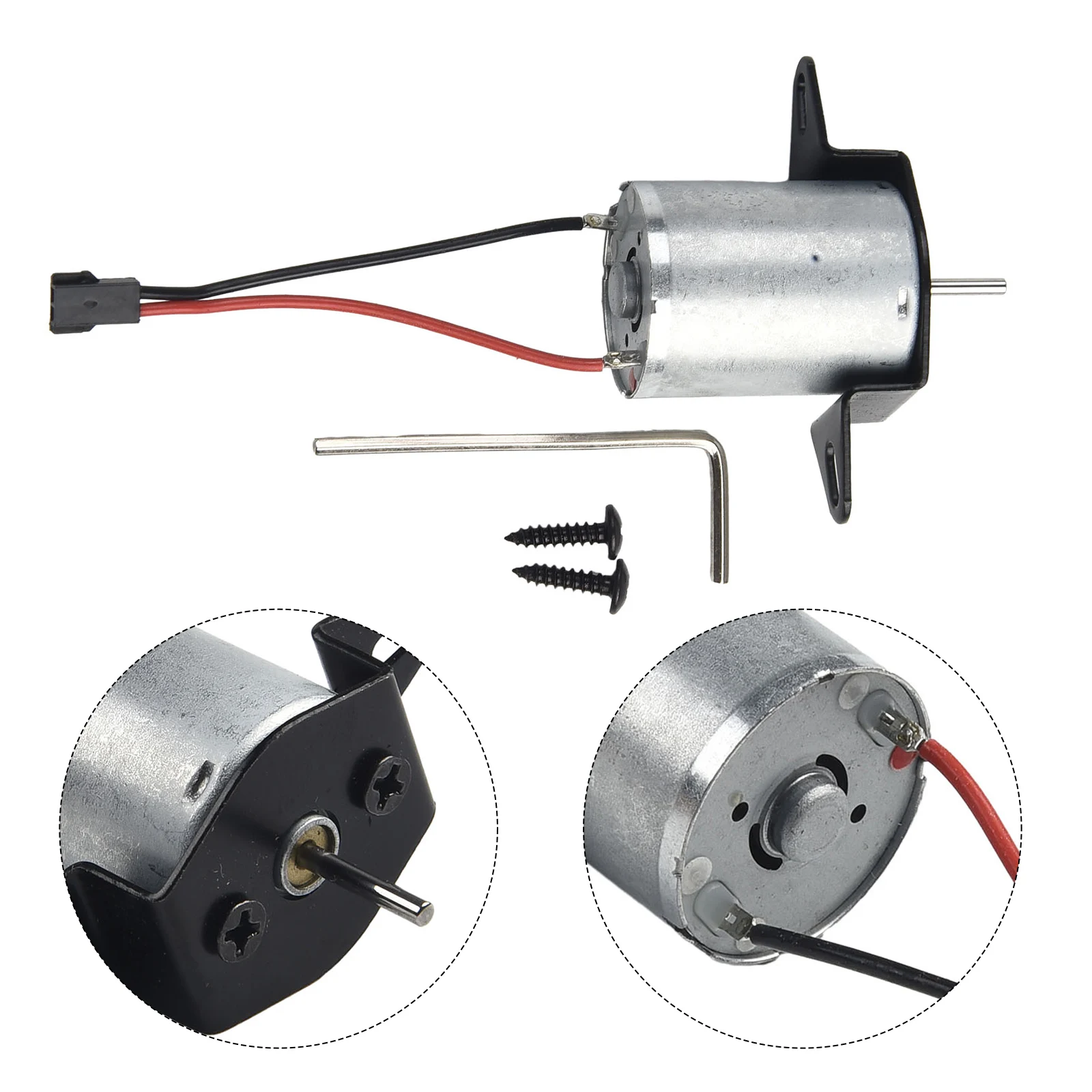 

1 Pcs Fireplace Fan Replacement Parts Motor 1500RPM Stove Fan Power Generator 41-45mm Aluminum Fireplace Fan Motor