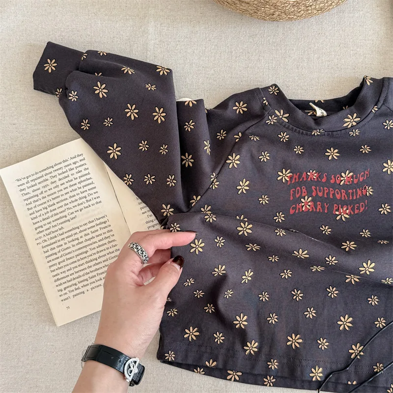2025 Autumn New Children Long Sleeve T Shirts Cotton Boys Girls Versatile Bottoming Shirts Baby Casual Loose Tees Kids Clothes 24 Scd809064a0d6451494b8ebb91f82b7d5C