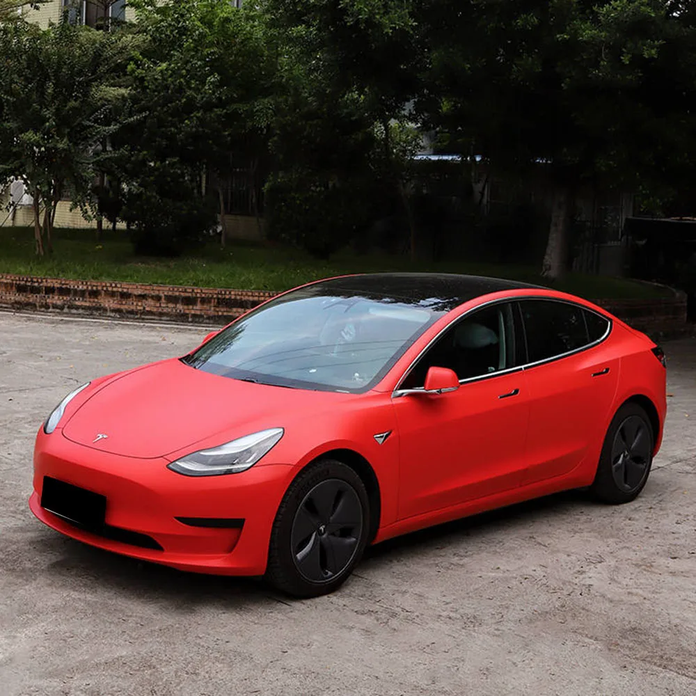 SUPER MATT TORONTO RED Car Wrap Vinyl Film Self Adhesive Super Stretchability Vehicle Wrap Water Proof PET Liner
SUPER MATT TORONTO RED Car Wrap Vinyl Film Self Adhesive Super Stretchability Vehicle Wrap Water Proof PET Liner