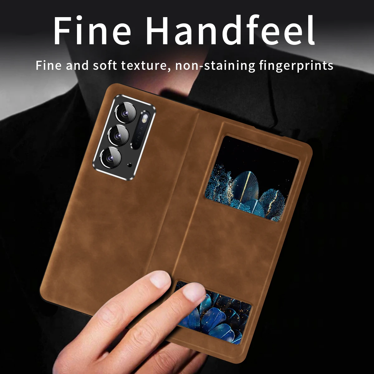 Magnetic Suction Phone Case For OPPO Find N High-end Business Holster For Find N Case With Hidden Bracket
Magnetic Suction Phone Case For OPPO Find N High-end Business Holster For Find N Case With Hidden Bracket
