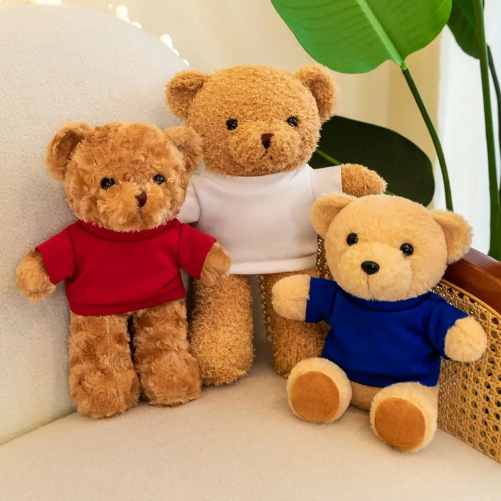 

30cm Plush Toy High Quality Black White Birthday Gifts Bear Doll Teddy Bear Stuffed Animal Doll Kids