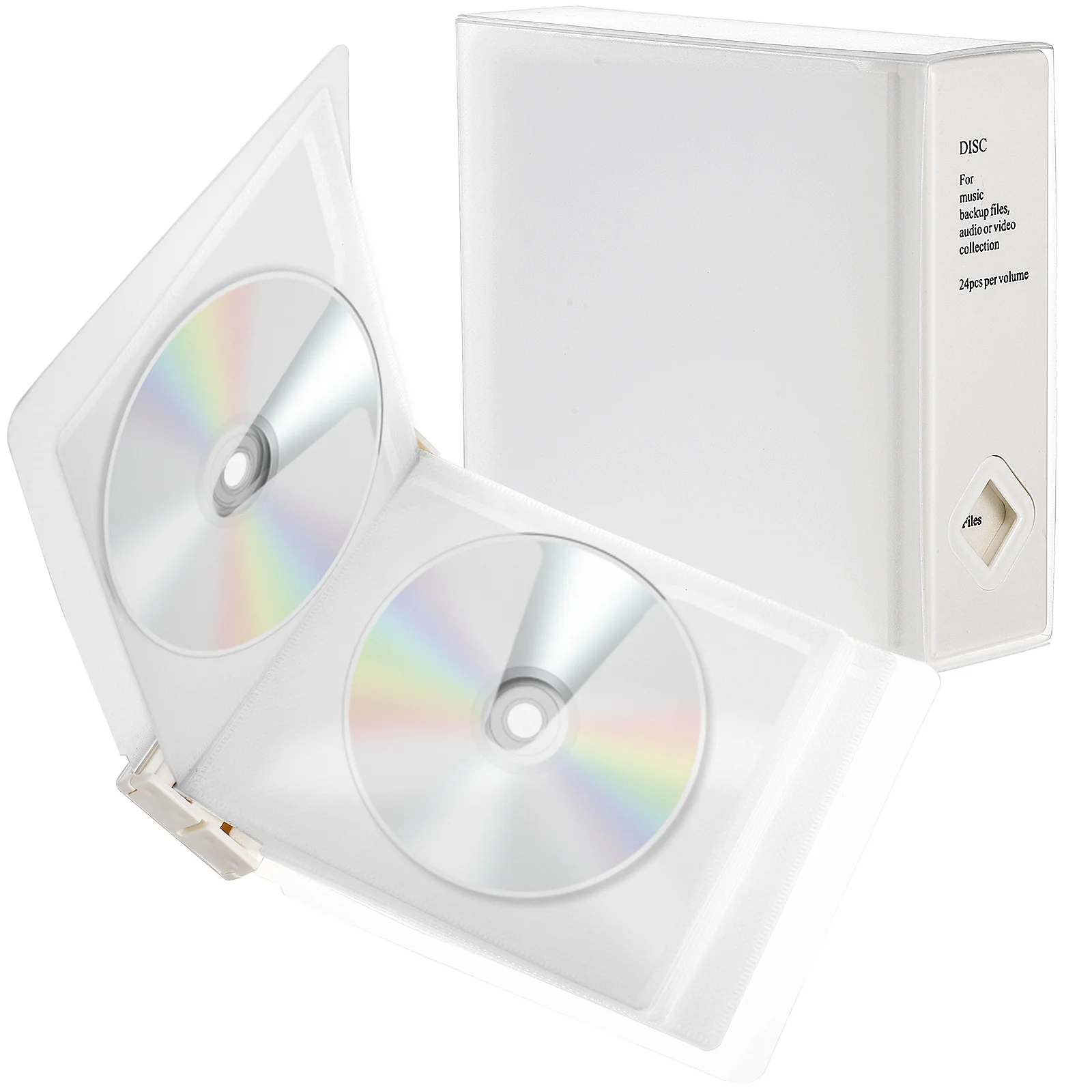 Disc CD Storage Case Portable Booklet CD Sleeve Storage Holder DVD Organizer For Home Dorm Office
Disc CD Storage Case Portable Booklet CD Sleeve Storage Holder DVD Organizer For Home Dorm Office