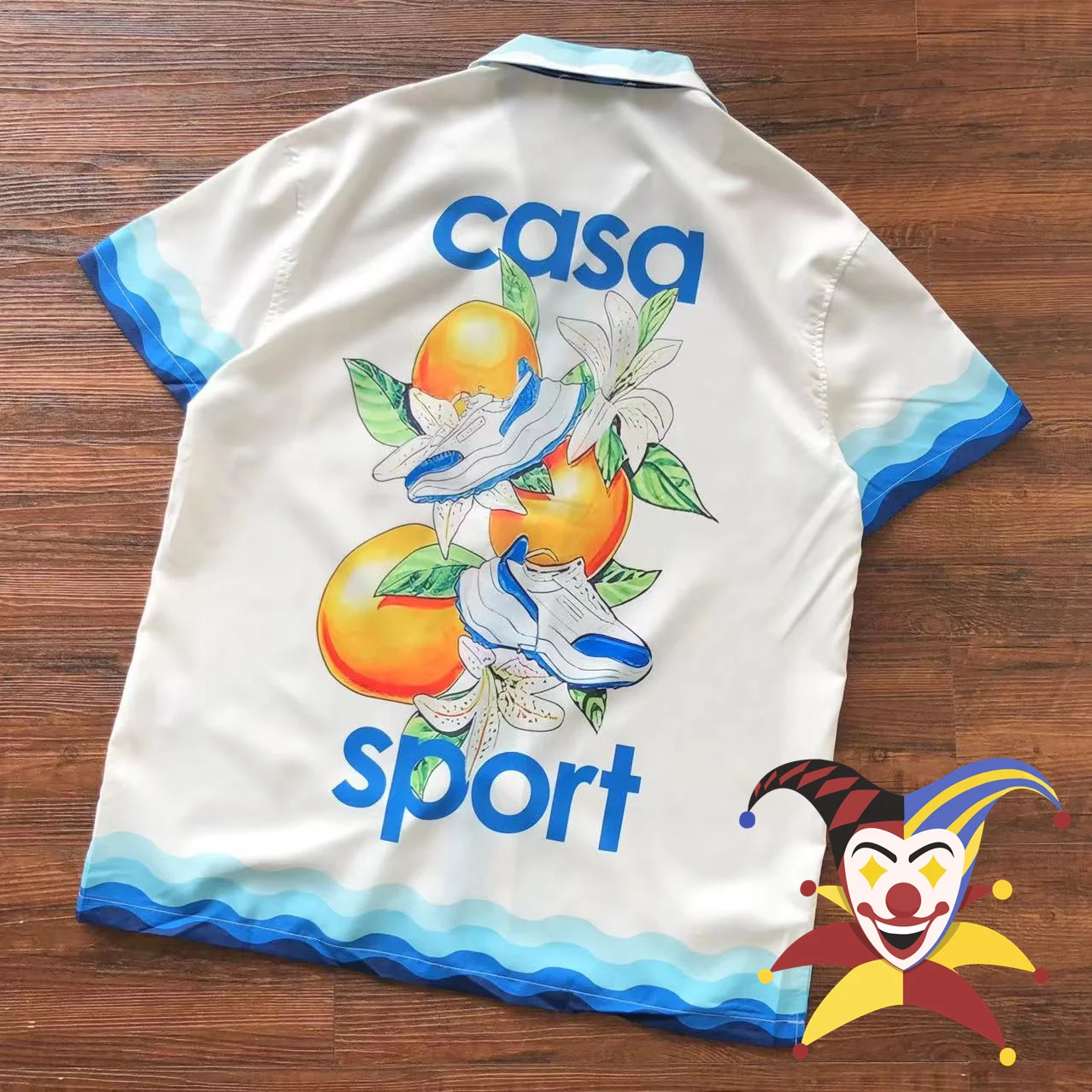 Casablanca Shirts Men Women High Quality Blue Gradient Orange Print Top Tee Shirt
Casablanca Shirts Men Women High Quality Blue Gradient Orange Print Top Tee Shirt