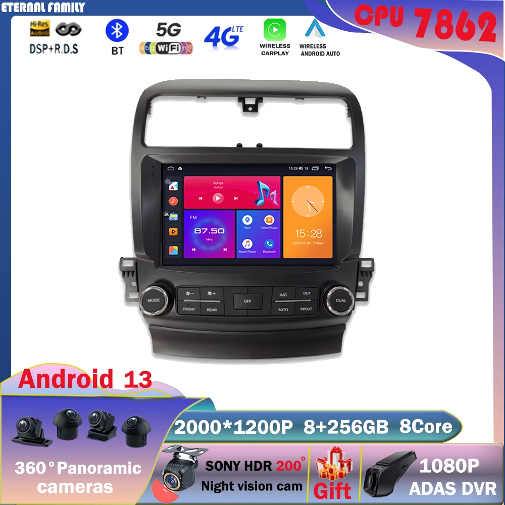 Car Android Android 13 For Acura TSX 2003 - 2008 For Honda inspire 4 2003 - 2007 Android Auto Carplay No 2din DVD 8 Core 5G Wifi
Car Android Android 13 For Acura TSX 2003 - 2008 For Honda inspire 4 2003 - 2007 Android Auto Carplay No 2din DVD 8 Core 5G Wifi