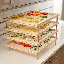 Stackable Food Dryer with Net Wooden Pasta Herb Drying Racks Multipurpose 2-Tier Food-Dryer Holder
Stackable Food Dryer with Net Wooden Pasta Herb Drying Racks Multipurpose 2-Tier Food-Dryer Holder