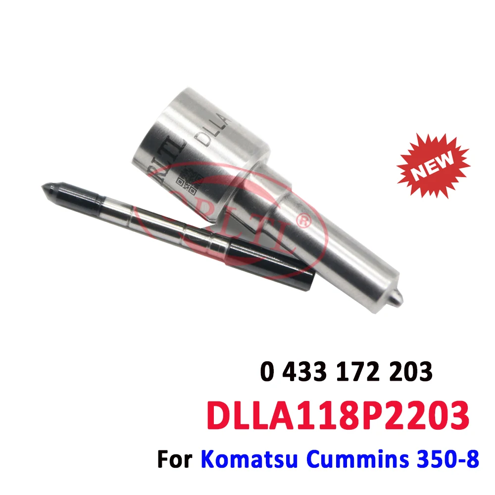 0433172203 New DLLA 118 P 2203 Fuel Injector Nozzle DLLA118P2203 for Komatsu Cummins 0445120236 0445120125 0986435560 0986435554
0433172203 New DLLA 118 P 2203 Fuel Injector Nozzle DLLA118P2203 for Komatsu Cummins 0445120236 0445120125 0986435560 0986435554