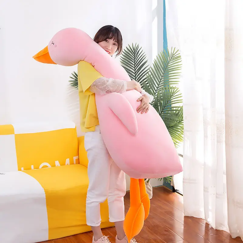 Huge Fluffy Duck Plush Toys Sleep Pillow Cute Goose Stuffed Swan Cushion Plush Dolls Floor Mat Kids Girls Chris Birthday Gifts
Huge Fluffy Duck Plush Toys Sleep Pillow Cute Goose Stuffed Swan Cushion Plush Dolls Floor Mat Kids Girls Chris Birthday Gifts