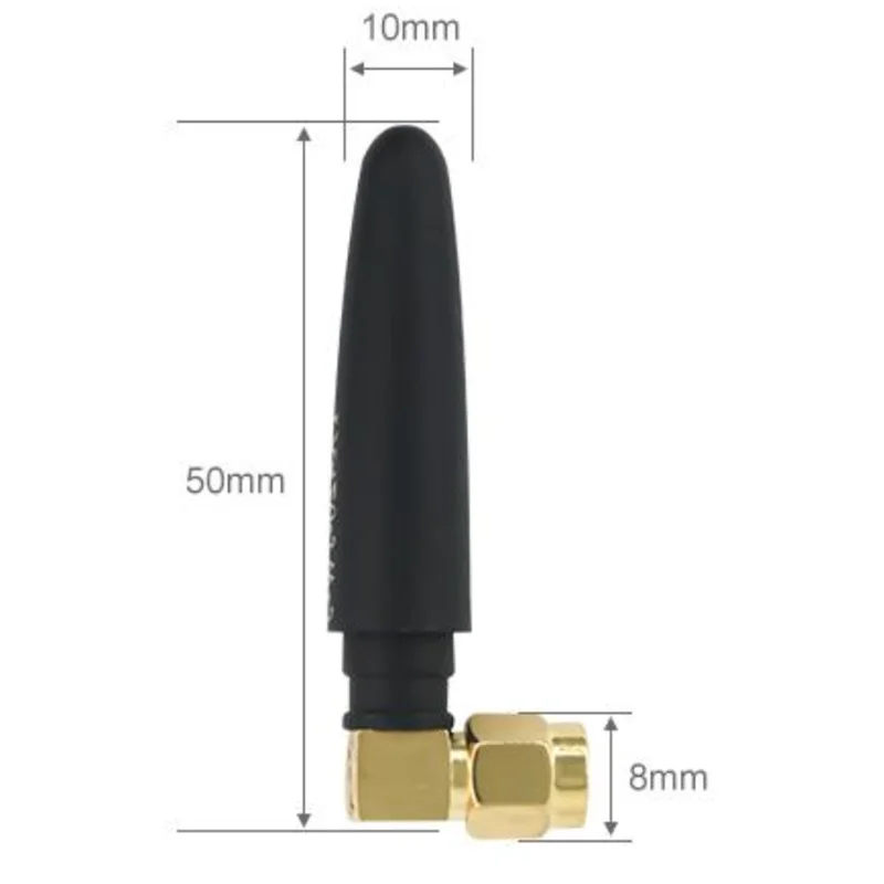 2.4GHz elbow antenna total length 5cm omnidirectional glue stick SMA male internal thread internal needle high gain 2dbi 2.4G
2.4GHz elbow antenna total length 5cm omnidirectional glue stick SMA male internal thread internal needle high gain 2dbi 2.4G