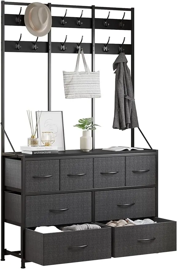LUMTOK 8 Drawer Dresser, Chest of Drawers for Bedroom Living Room, Entryway, Fabric Storage Chest for Closets (Grey)
LUMTOK 8 Drawer Dresser, Chest of Drawers for Bedroom Living Room, Entryway, Fabric Storage Chest for Closets (Grey)
