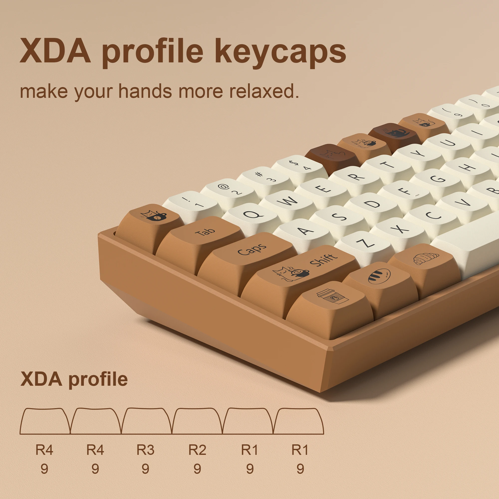 Dye Sub Coffee Cat Theme Keycap 5 Sides 143 Keys Full Set Keycap for Cherry Gateron MX Switches Mechanical Keyboard
Dye Sub Coffee Cat Theme Keycap 5 Sides 143 Keys Full Set Keycap for Cherry Gateron MX Switches Mechanical Keyboard
