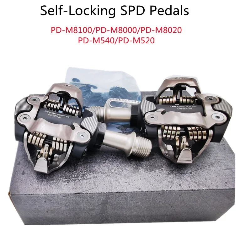 Mountain Bike Pedals PD-M8100/M8000/M8020/M540/M520 Self-Locking SPD Pedals MTB Components Using for Bicycle Racing bike pedals
Mountain Bike Pedals PD-M8100/M8000/M8020/M540/M520 Self-Locking SPD Pedals MTB Components Using for Bicycle Racing bike pedals