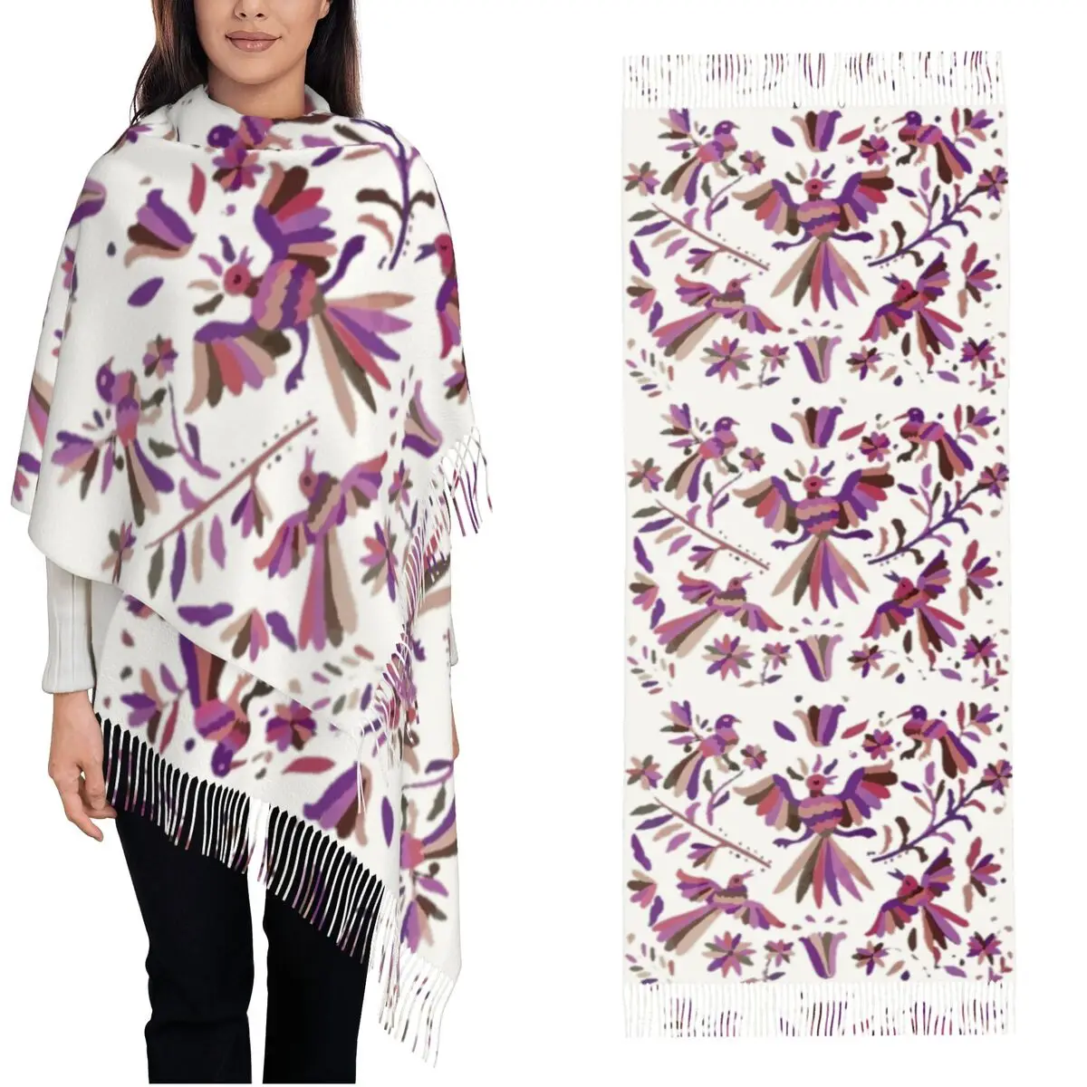 Mexican Fiesta Flowers Art Shawl Wrap for Womens Warm Long Soft Scarf Birds and Flower Pashminas Shawl Scarves
Mexican Fiesta Flowers Art Shawl Wrap for Womens Warm Long Soft Scarf Birds and Flower Pashminas Shawl Scarves