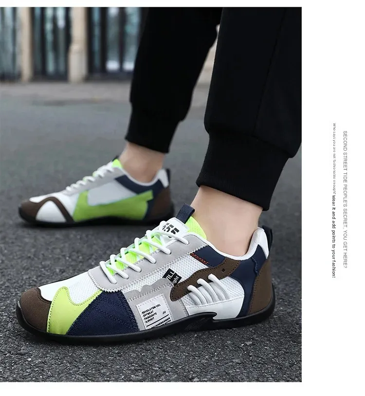 Low-Top Men's Casual Shoes Breathable Retro Sporty Style Summer New Fashion Trendy Bean Board Shoes Comfortable Rubber Sole Low-Top Men's Casual Shoes Breathable Retro Sporty Style Summer New Fashion Trendy Bean Board Shoes Comfortable Rubber Sole