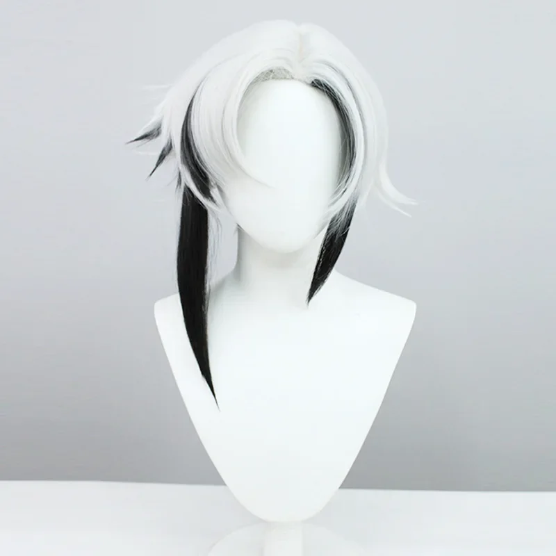 Genshin Impact Fatui The Knave Arlecchino Cosplay Wig Earrings Halloween Carnival White Black Hair Heat Resistant Synthetic Wigs
Genshin Impact Fatui The Knave Arlecchino Cosplay Wig Earrings Halloween Carnival White Black Hair Heat Resistant Synthetic Wigs