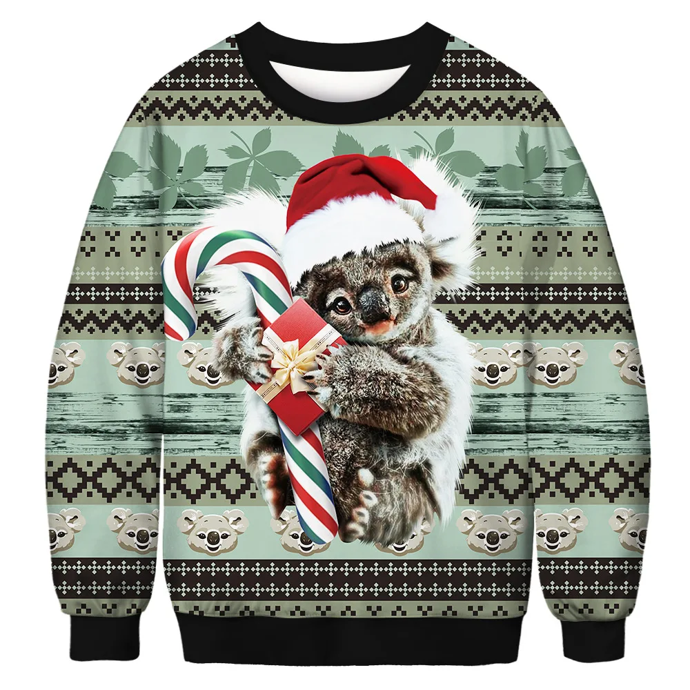 New Year Eve Christmas Party Holiday Ugly Christmas Sweater Men Women 3D Funny Tacky Xmas Jumpers Couples Crew Neck Sweatshirts
New Year Eve Christmas Party Holiday Ugly Christmas Sweater Men Women 3D Funny Tacky Xmas Jumpers Couples Crew Neck Sweatshirts