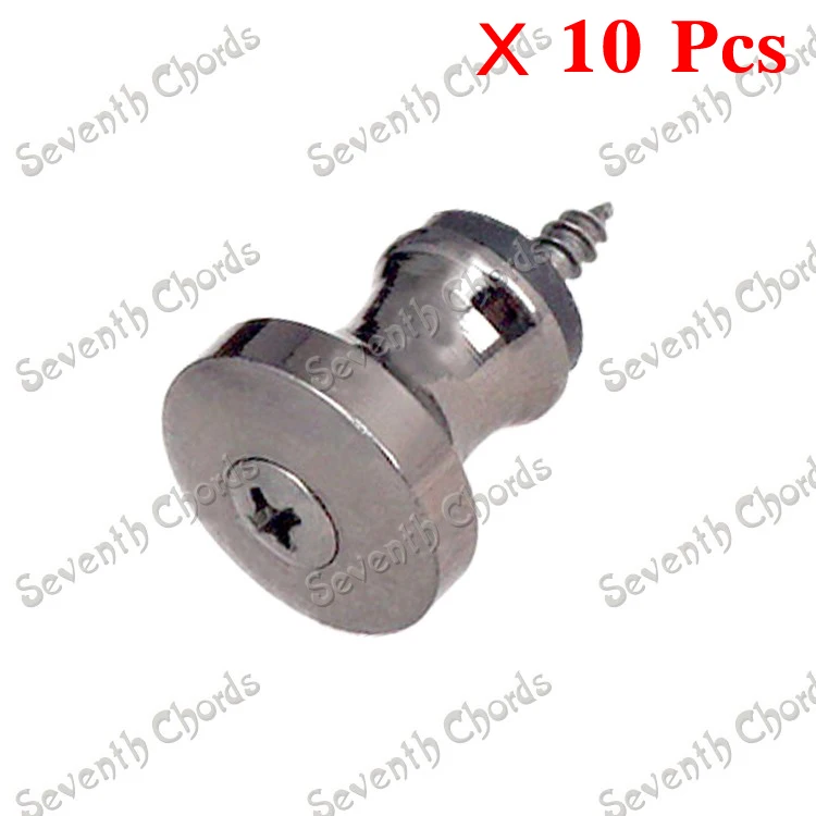 10 Pcs Big Cone Strap Guitar Button Strap Lock Metal End Pin Peg for Bass Guitar Ukulele / Gun Color - E-1015
10 Pcs Big Cone Strap Guitar Button Strap Lock Metal End Pin Peg for Bass Guitar Ukulele / Gun Color - E-1015
